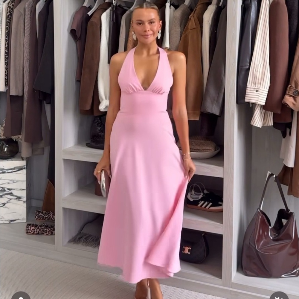 Zara pink midi dress